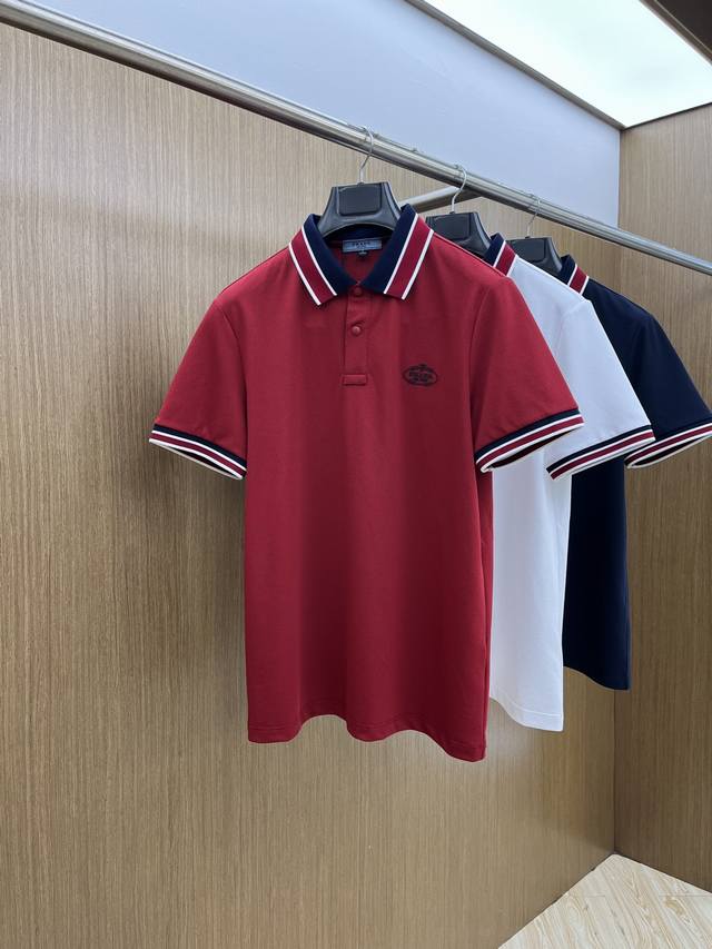 New Pd 2540 Spring and Summer new men's short-sleeved Polo shirt, the brand's l