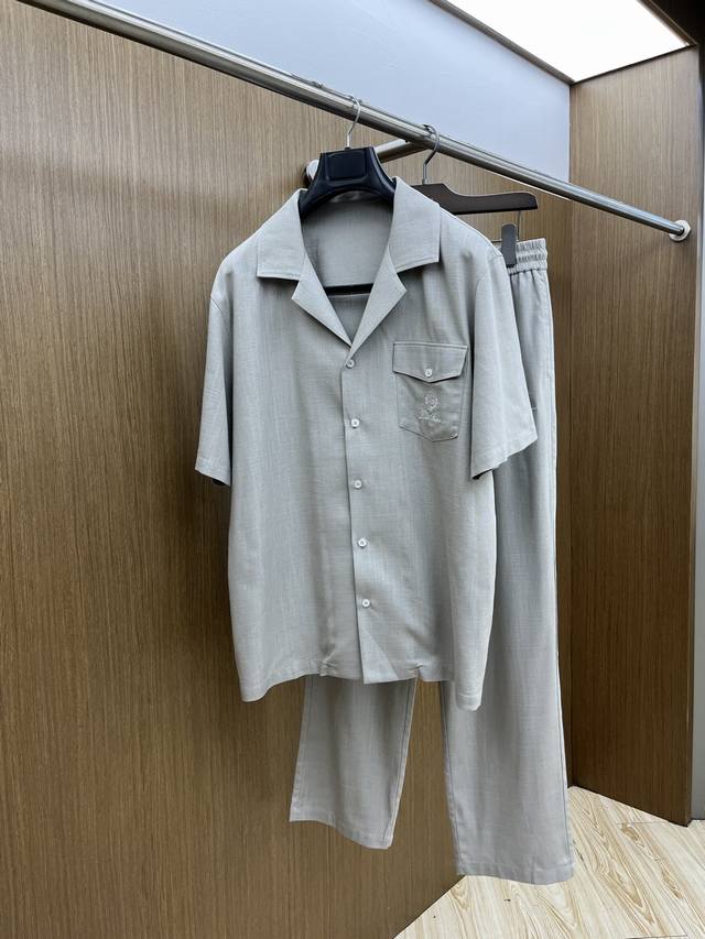set of Lpss new spring and summer suits, Polo short sleeves + sweatpants, import