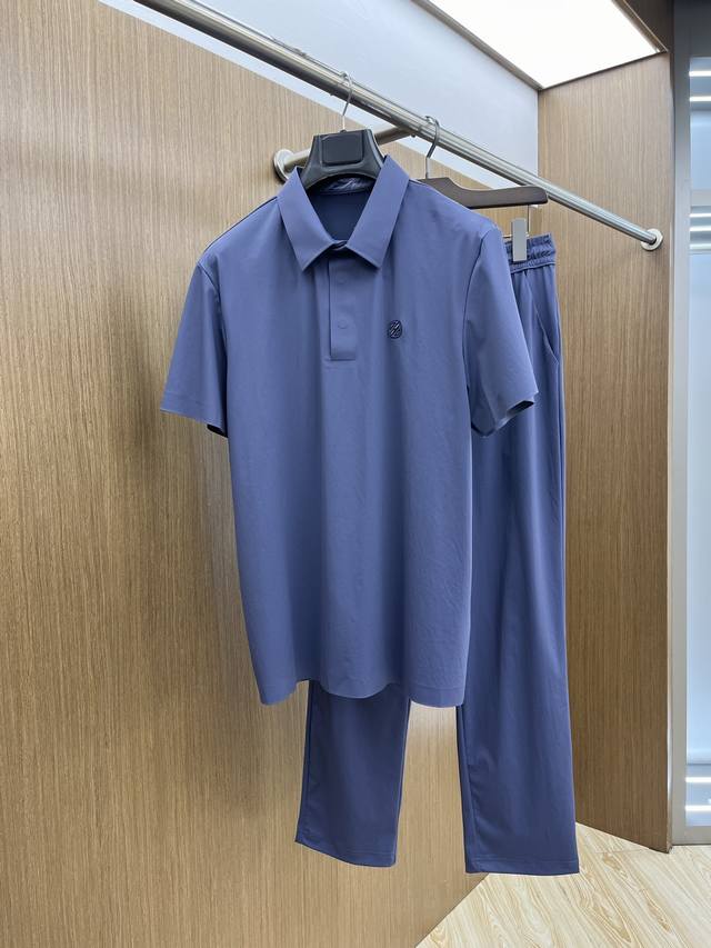 set Zz 2540S Spring and summer new leisure suit, exclusive customized mercerize
