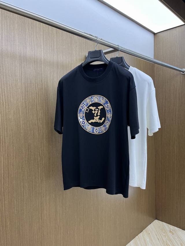 New product Lv counter new high-end fabric 250 grams of pure cotton 2025 Spring