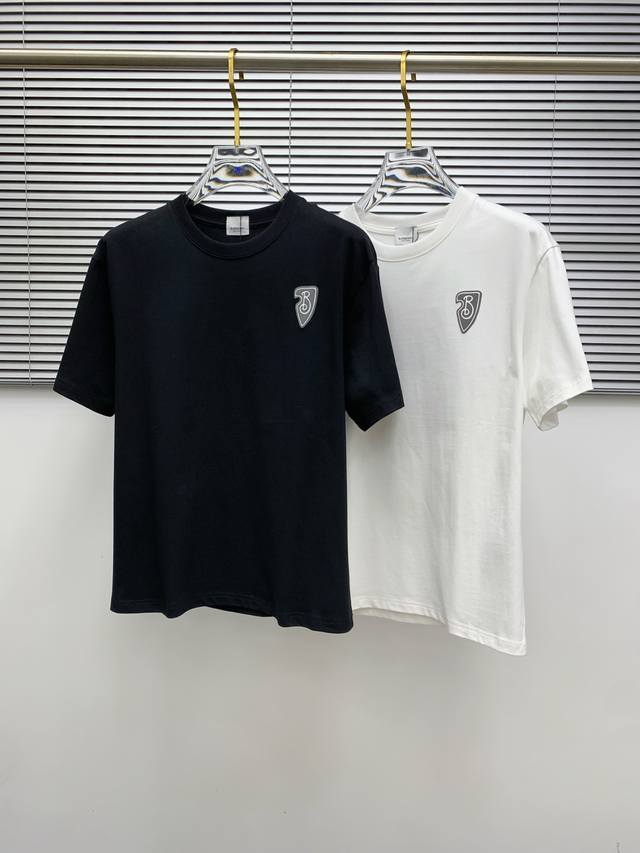 Ss Burberry pure cotton latest fabric classic logo pattern Logo fashionable and
