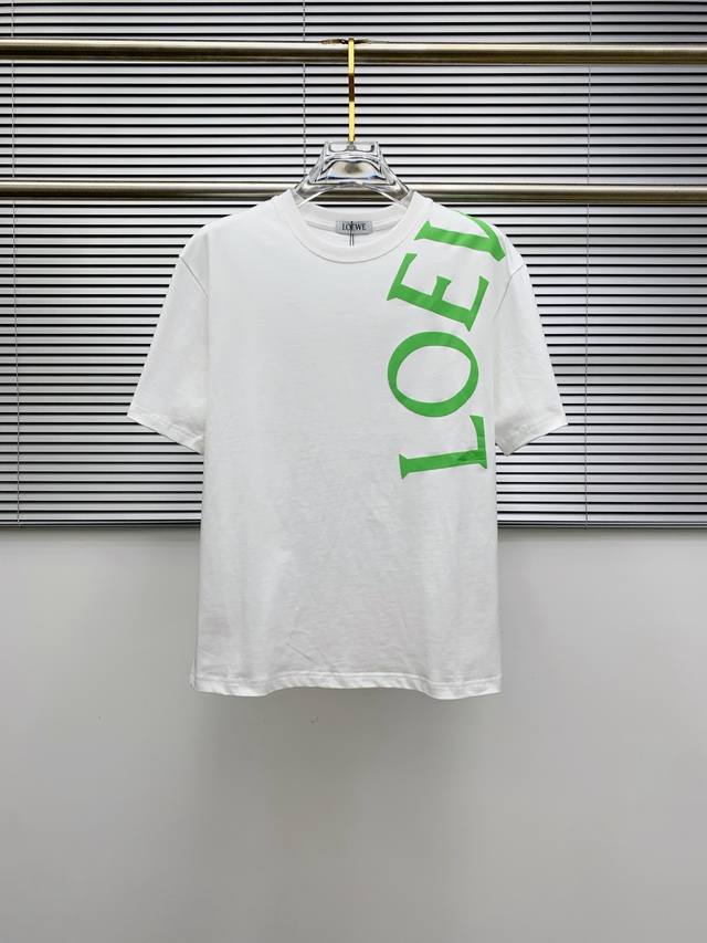 Ss Loewe's latest pure cotton fabric, classic logo pattern, fashionable and simp