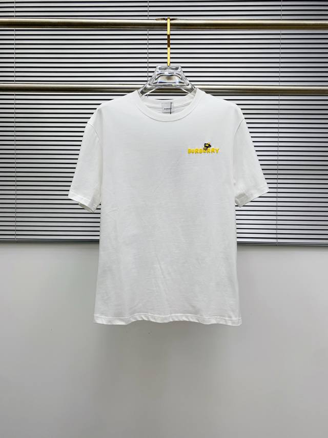 Ss Burberry pure cotton latest fabric classic logo pattern Logo fashionable and