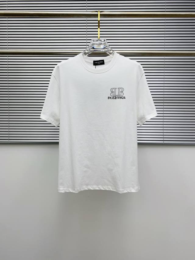 Ss Balenciaga pure cotton latest fabric classic logo pattern Logo fashionable an