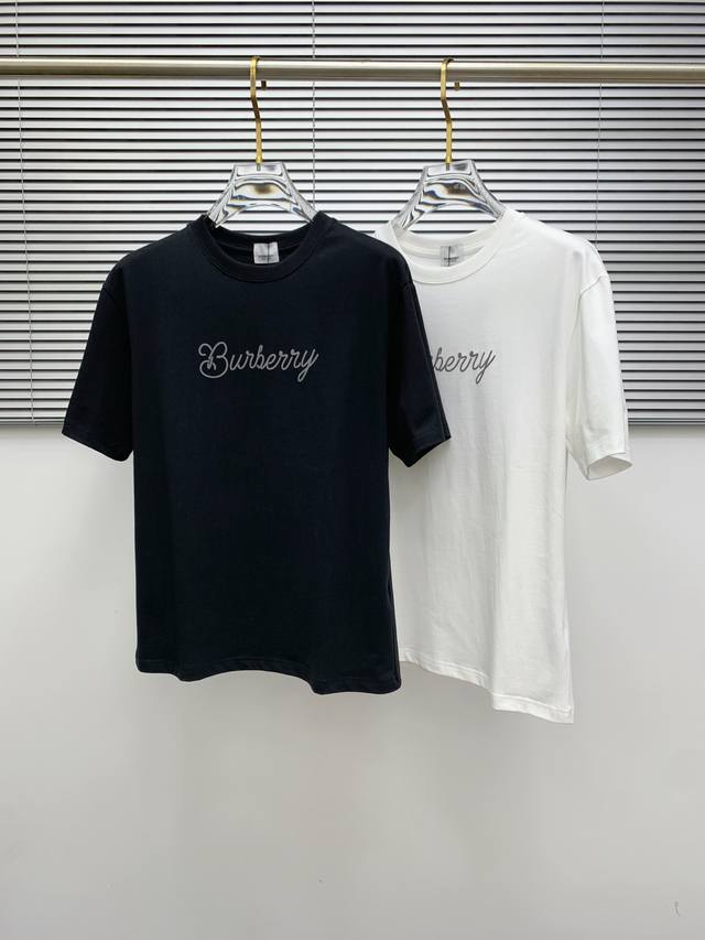Ss Burberry pure cotton latest fabric classic logo pattern Logo fashionable and