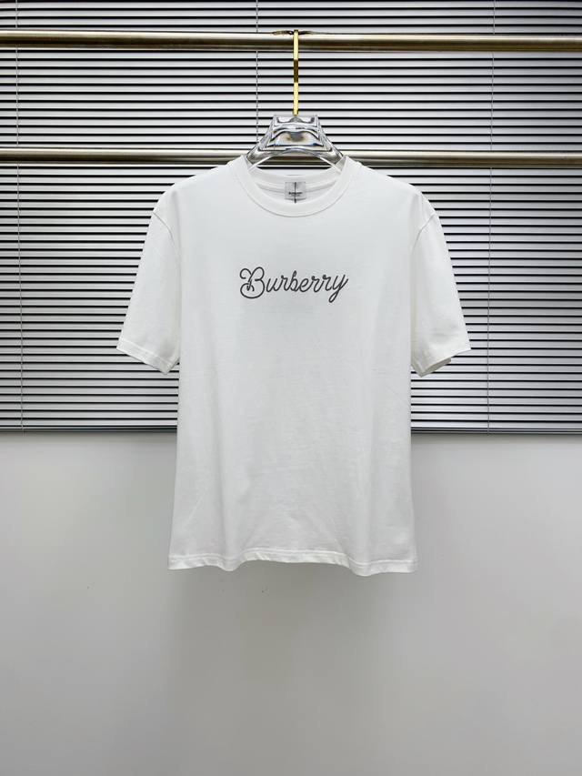 Ss Burberry pure cotton latest fabric classic logo pattern Logo fashionable and