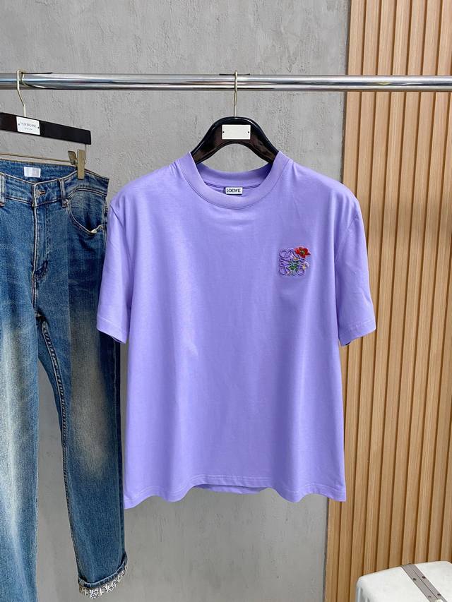 Loewe 2025 Spring/Summer new unisex short-sleeved T-shirts, the latest model is
