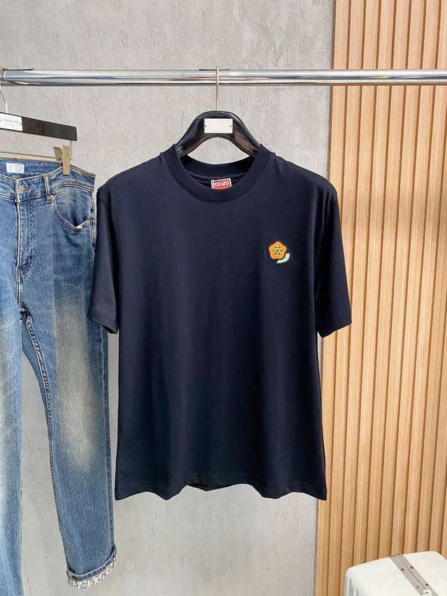 Kenzo2025 spring and summer new men's and women's short-sleeved T-shirts, the la