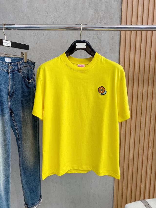 Kenzo2025 spring and summer new men's and women's short-sleeved T-shirts, the la