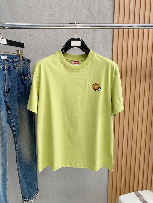 Kenzo2025 spring and summer new men's and women's short-sleeved T-shirts, the la