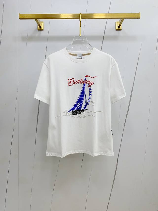 BURBERRY 2025 new summer short-sleeved T-shirt, the first exclusive online rele