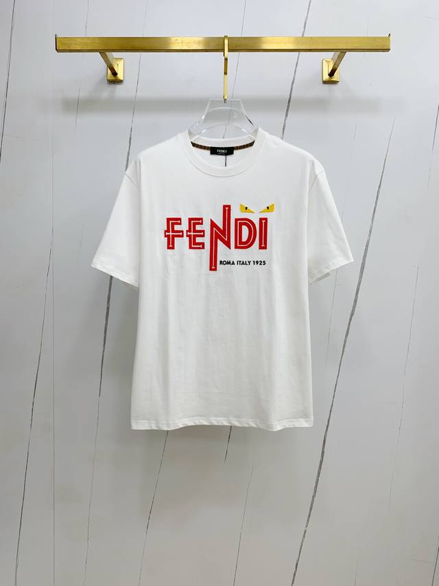 Fendi 2025 new summer short-sleeved T-shirt, the first exclusive online debut o