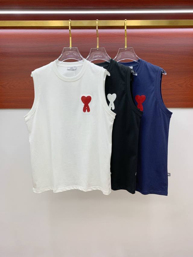 Love 25Ss New vest with reinforced threads on the neckline and cuffs, not easy t