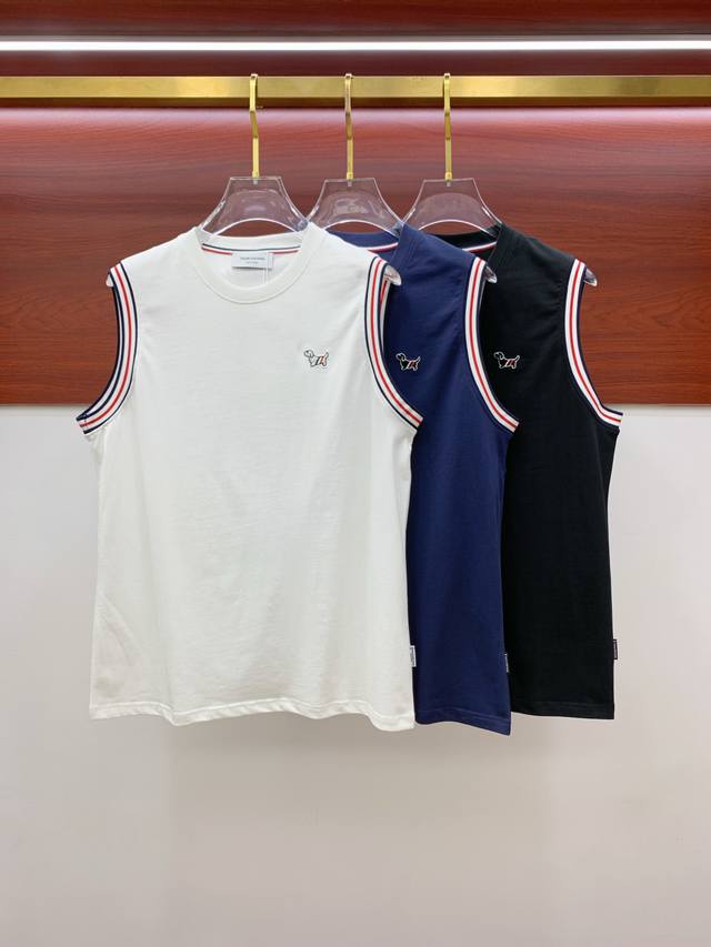 Tb25Ss New vest with reinforced threads on the collar and cuffs, not easy to def