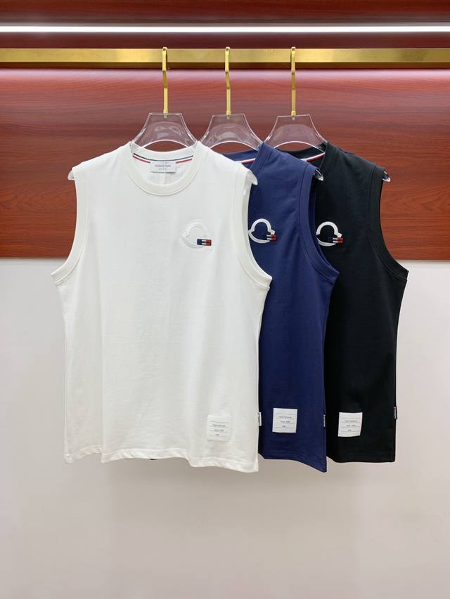 Tb25Ss New vest with reinforced threads on the collar and cuffs, not easy to def