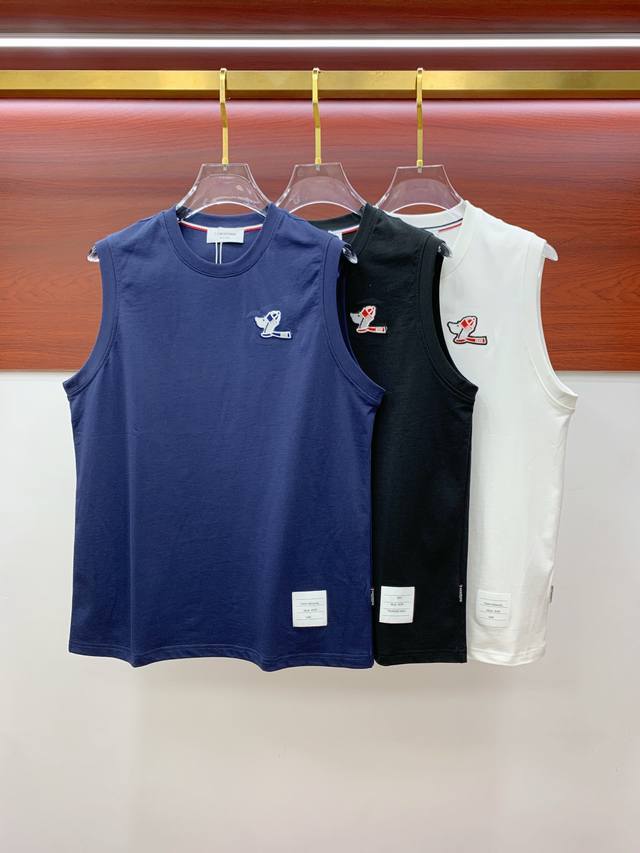 Tb25Ss New vest with reinforced threads on the collar and cuffs, not easy to def