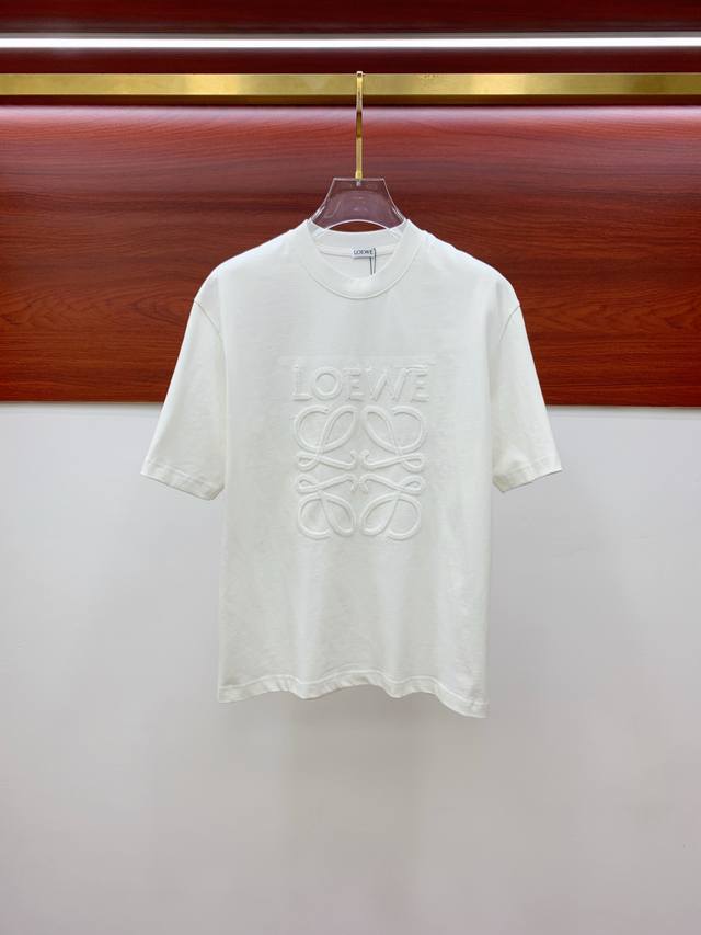 Ss Loewe's latest cotton fabric! Classic logo pattern, fashionable and simple sh