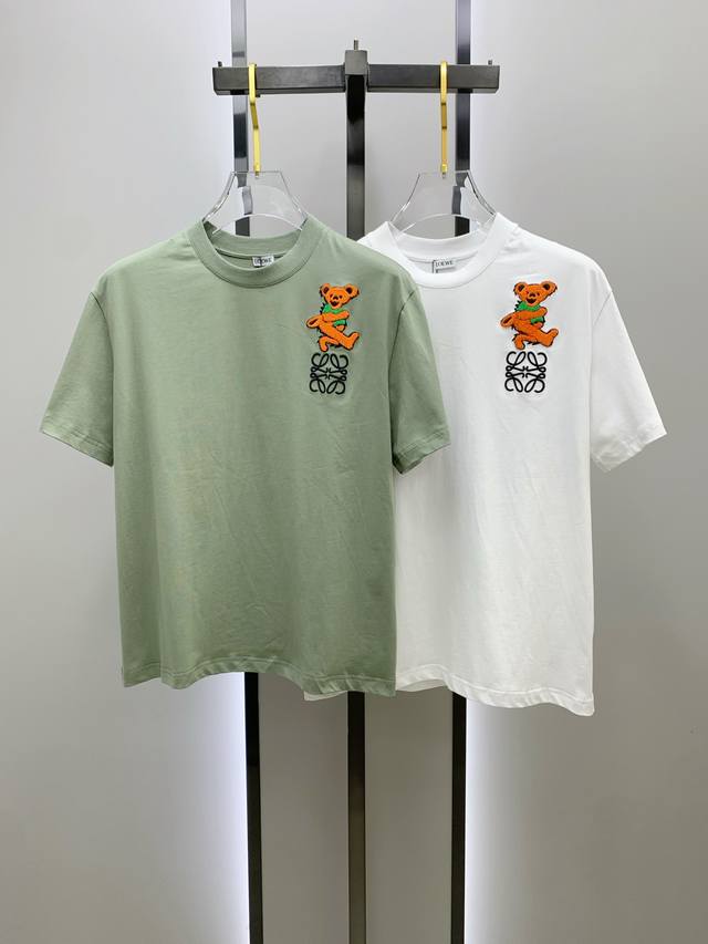 Loewe 2025 Spring/Summer new unisex short-sleeved T-shirts, the latest model is