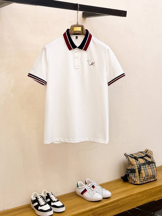 Tb 25Ss New spring and summer short-sleeved lapel T-shirt Polo, the highest vers