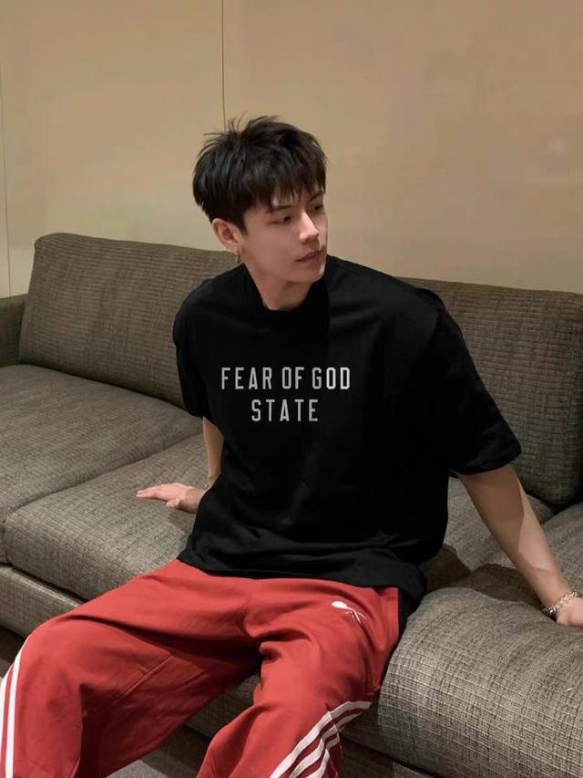 Hot-selling model picture 380g fabric original version consistent Fear Of God Es
