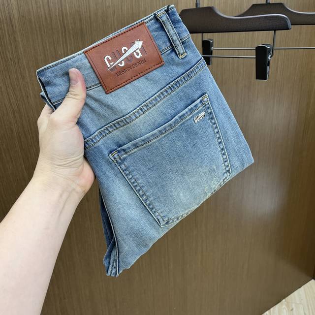 new Guc high-end custom 2025Ss early spring new original hot-selling jeans supe