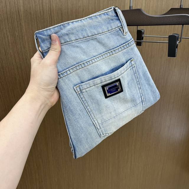 new Dg high-end custom 2025Ss early spring new original hot straight jeans supe