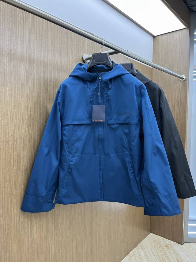 New# Lv Louis Vuitton 2025Ss new product, no lining, taped design, windproof and