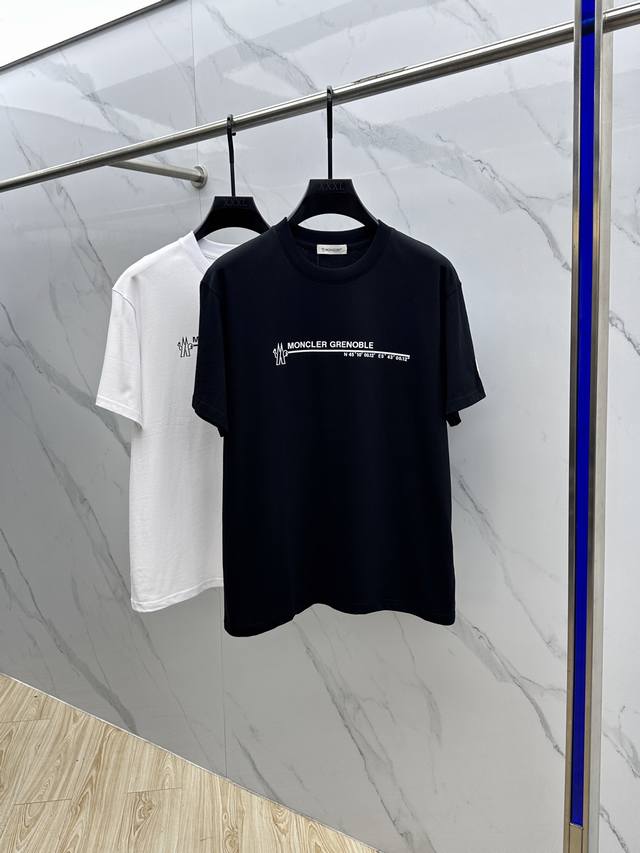 Mon*Monkou 2025Fw Spring and Summer new round neck base outerwear T-shirt, three