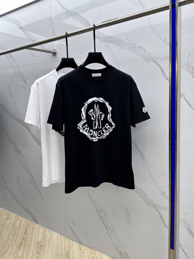 Mon*Monkou 2025Fw Spring and Summer new round neck base outerwear T-shirt, three