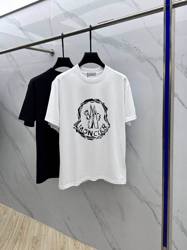 Mon*Monkou 2025Fw Spring and Summer new round neck base outerwear T-shirt, three