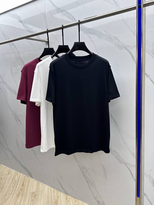 Lv*Louis Vuitton 2025 Spring and Summer New Releases, the Latest Short-sleeved R
