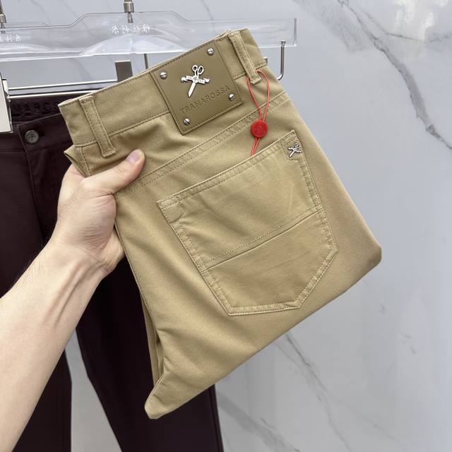 Tramarossa*Italian brand 2025 spring and summer new casual pants five-pocket tro