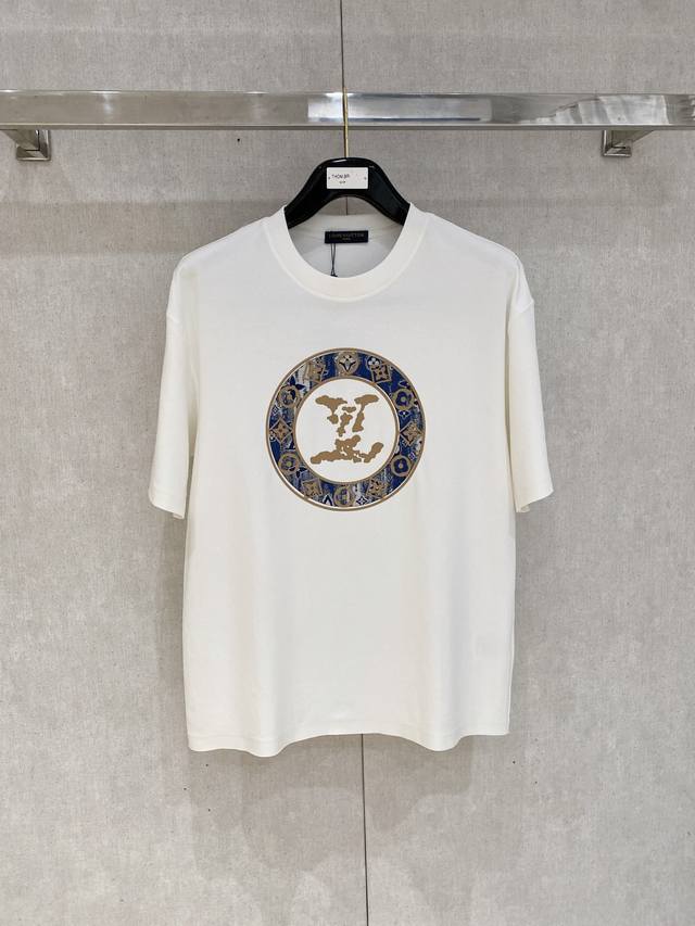 Lv high-end fabric 250g pure cotton 2025 Spring and Summer counter new product s