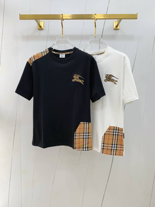 BURBERRY 2025 new summer short-sleeved T-shirt, the first exclusive online relea