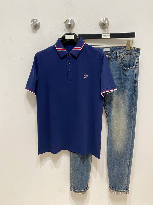 Moncler 25Ss new spring and summer short-sleeved lapel T-shirt Polo, the highest