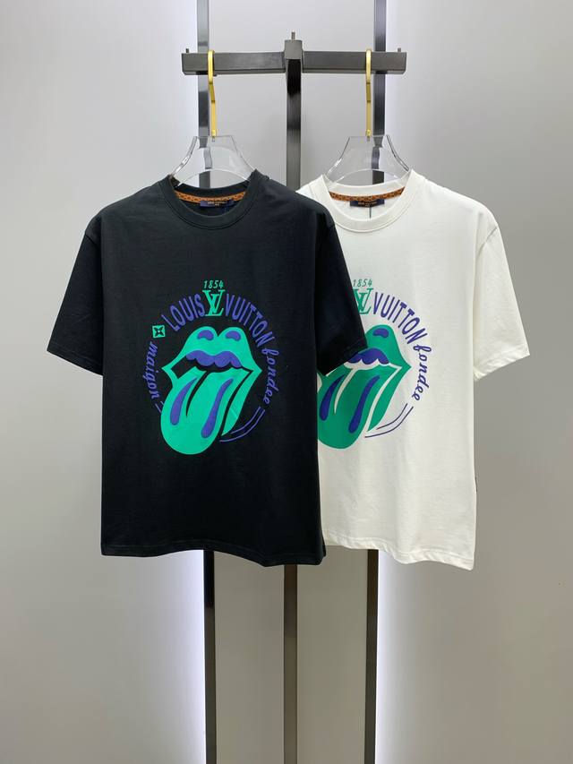 Lv2025 New summer short-sleeved T-shirt, the first exclusive online personalized