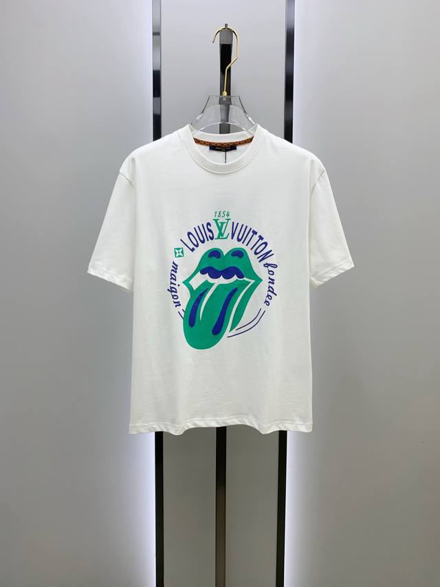 Lv2025 New summer short-sleeved T-shirt, the first exclusive online release of t
