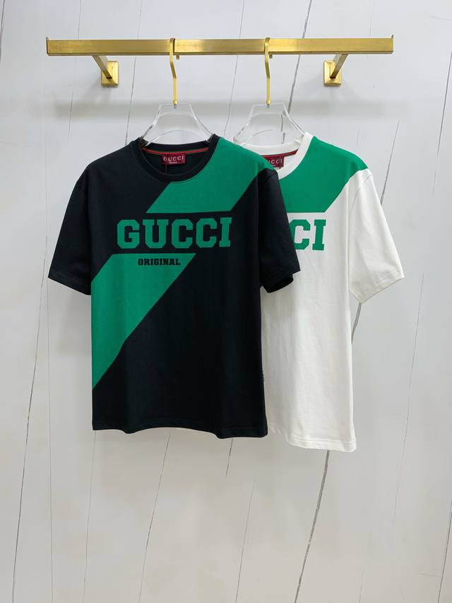 Gucci 2025 summer new short-sleeved T-shirt, the first exclusive online debut of