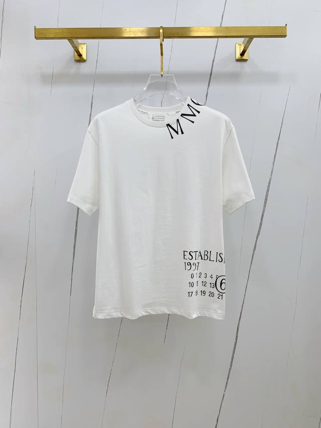 Margiela 2025 new summer short-sleeved T-shirt, the first exclusive online debut