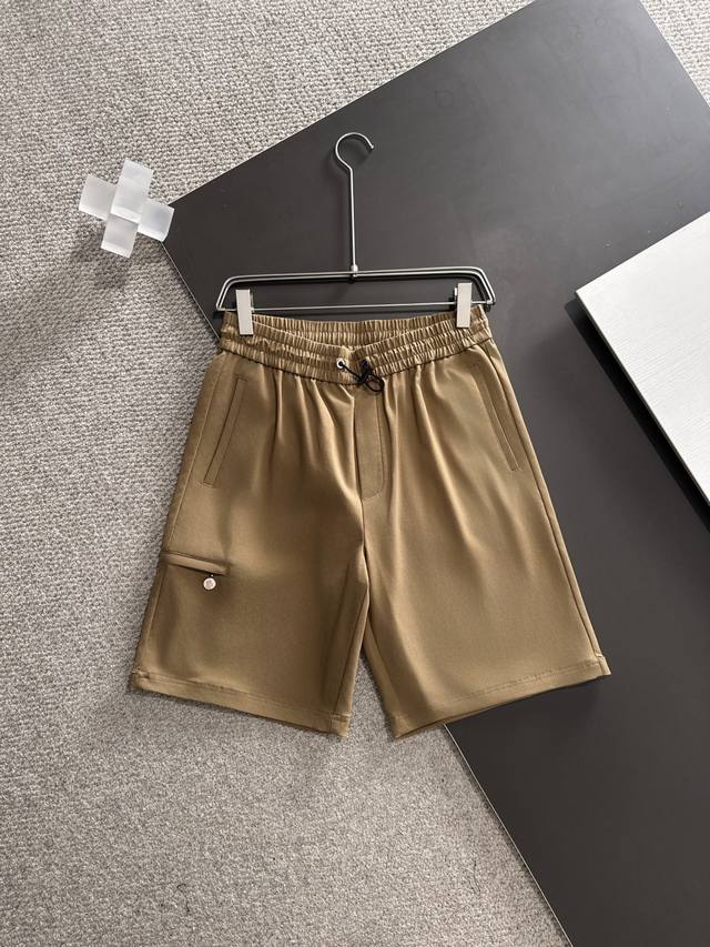 Moncler Men's boutique casual pants, top-quality fabrics, casual shorts, the lat