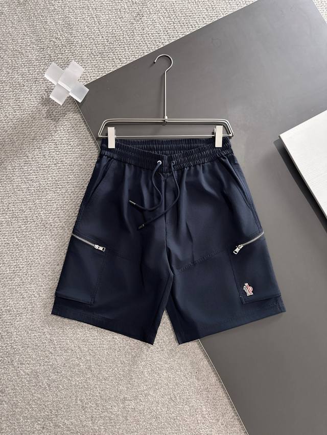 Moncler Men's boutique casual pants, top-quality fabrics, casual shorts, the lat