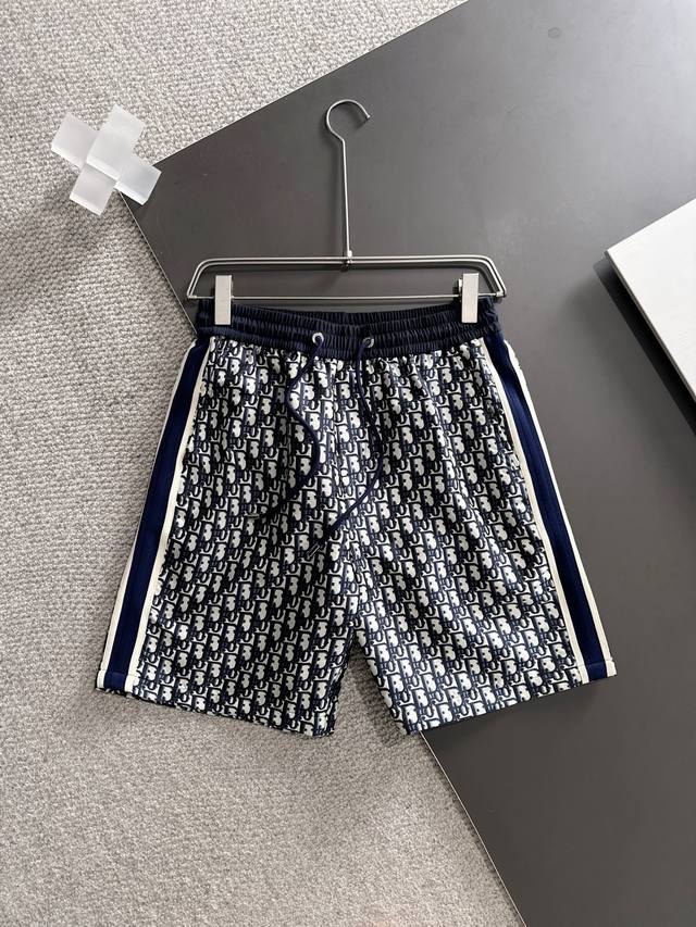 Dior's top version 5S spring and summer new casual shorts with customized fabric