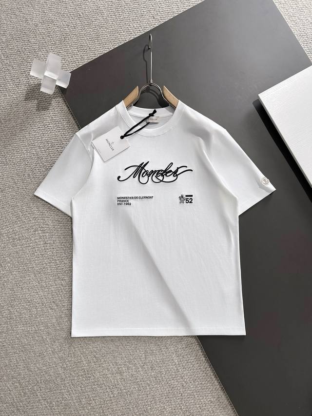 Moncler*2025 Spring and Summer New Releases, the Latest Short-sleeved Round Neck