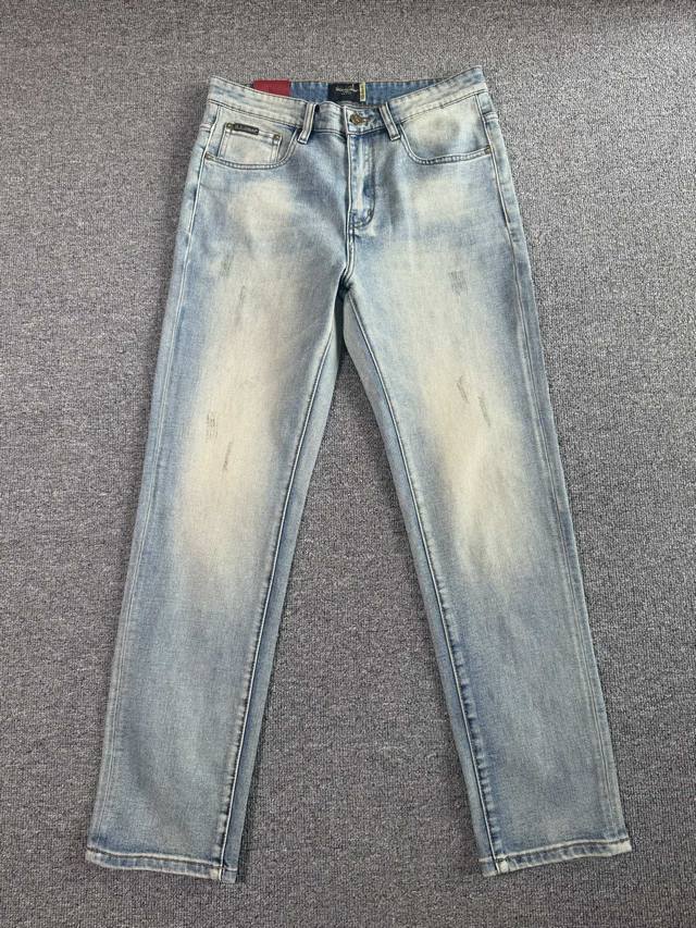 Dolce & Gabbana 2025Ss Spring and Summer new slim straight jeans perfect washin