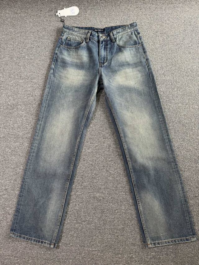 Chrome Hearts 2025Ss Spring and Summer new slim straight jeans perfect washing