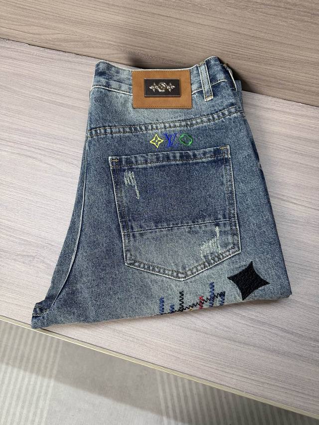 Wide-leg Lvlujia 25Ss Spring and Summer Men's Fashion Trend Big Trousers Jeans,