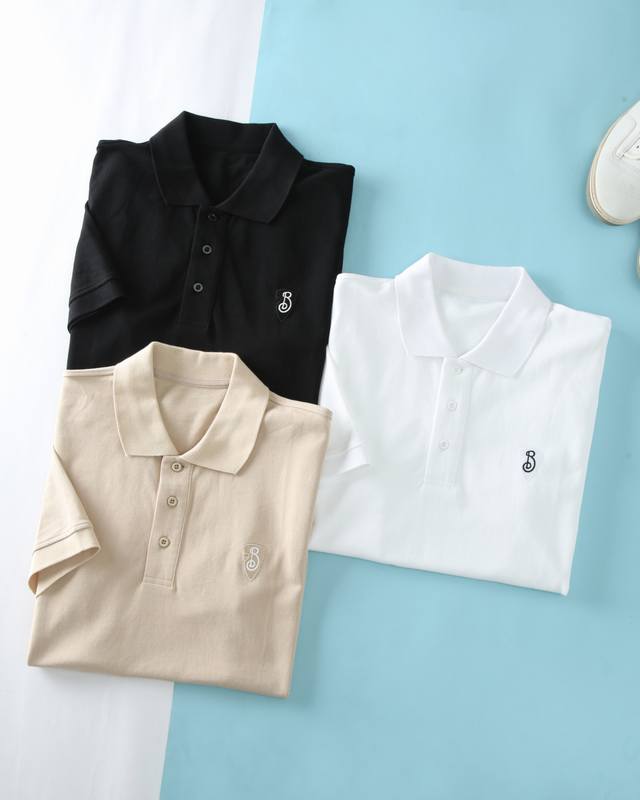 New product Bbr Ba*li 2025Ss new summer style, men's business casual short-slee