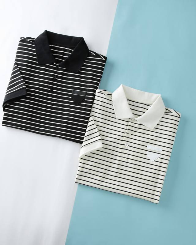 New Pa*La 2025Ss Summer New Style, Men's Business Casual Short-sleeved Polo Shi