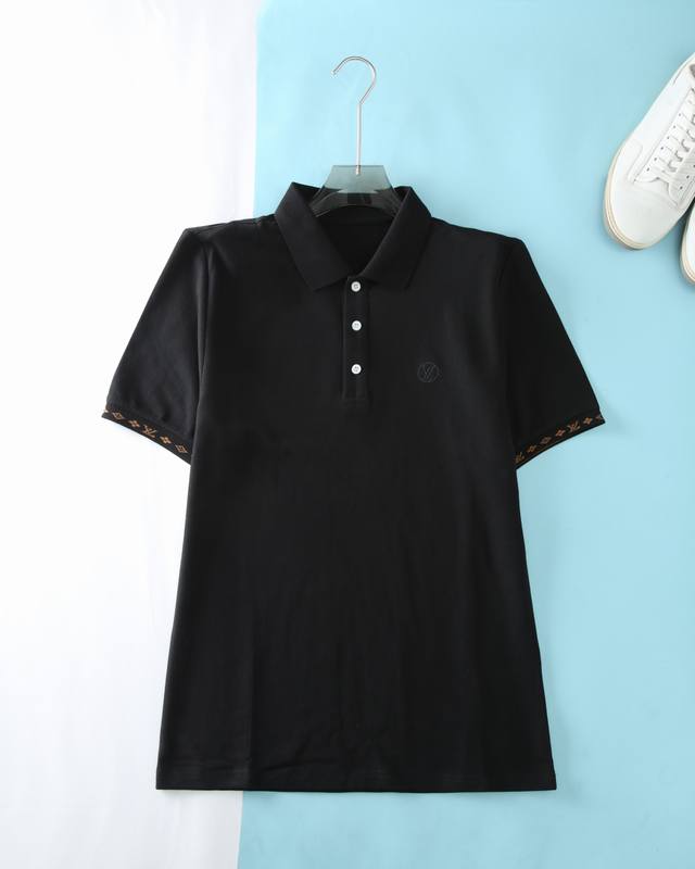New Lou V 2025Ss Spring and Summer New Product, Men's Classic Logo Embroidery B