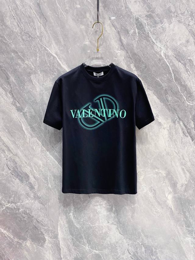Valentino 2025 summer new style short-sleeved T-shirt for men and women! Custom